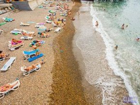 пляж санаторий «СССР» Адлер